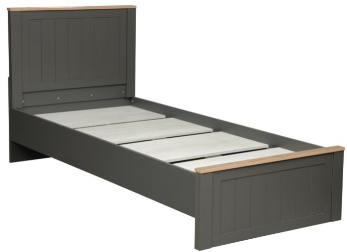 Фото Кровать односпальная Прованс 37.22 (СМ 90х200) комплектуется настилом от производителя Олмеко в Анапе по цене 14&nbsp;860 ₽