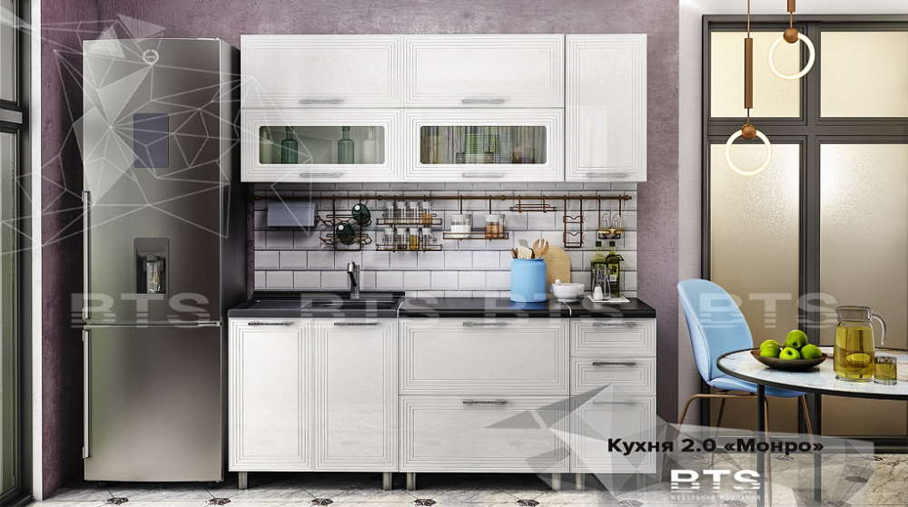 Фото Кухня Монро (2,0) от производителя БТС  в Анапе по цене 38 040 ₽
