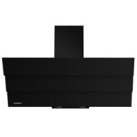 Вытяжка наклонная Cascada trio 90 (896х420хh713(878)) (Материал Металл/Стекло , Цвет Черный/Черный) в Анапе от производителя 