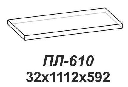 Фото Полка Лотос ПЛ-610 от производителя Сантан в Анапе по цене 1 390 ₽