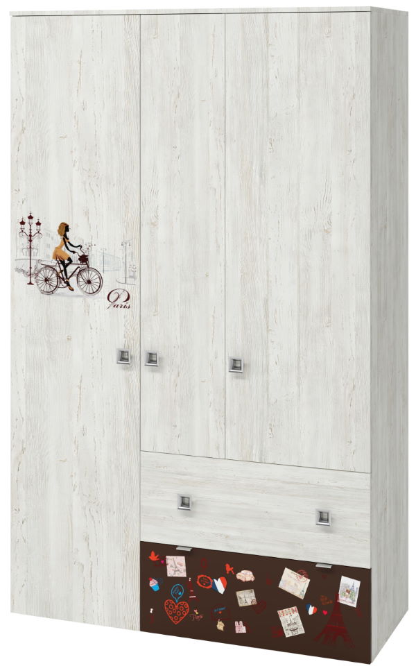 Фото Шкаф Поло (129) трехдверный от производителя Регина в Анапе по цене 19&nbsp;560 ₽