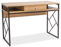 Стол компьютерный Signal Tablo B  (металл, мдф-дуб,  темно-коричневый (Signal) ) в Анапе от производителя 