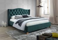 Фото derevyannye-krovati кровать двуспальная signal aspen velvet bluvel (см 180х200) c ортопедическим основанием производитель Signal