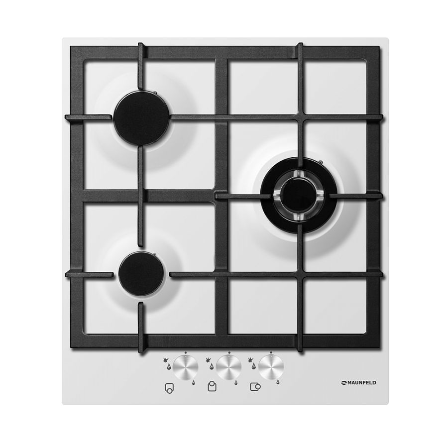Фото Варочная поверхность газовая 3-х комф. MGHE 43 71 (450х520) от производителя Maunfeld в Анапе по цене 15 450 ₽