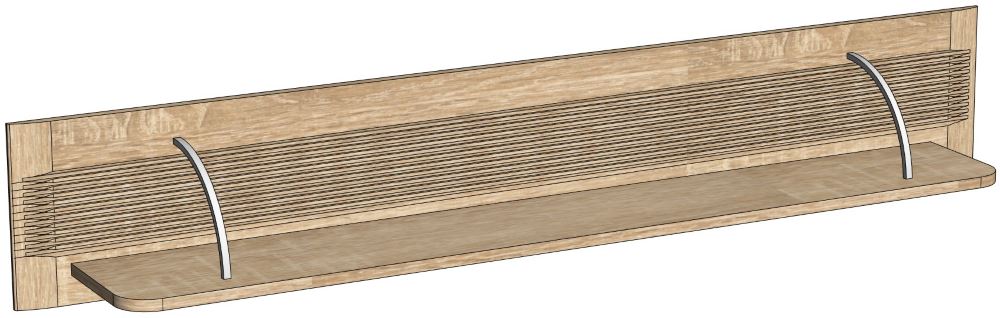 Фото Полка навесная Магнолия ГМ-11 от производителя СБК в Анапе по цене 3&nbsp;240 ₽