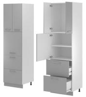 Кухня Монс пенал ПСВ-62 (белый, графит,(Леко)) в Анапе от производителя 