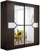 Фото shkaf-kupe-v-prikhozhuyu шкаф-купе крафт-4 (2 двери) производитель Мебелони