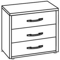 Фото  комод 3 ящика верди производитель Ставрополь Мебель