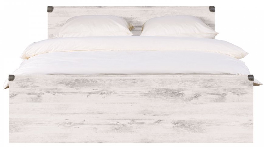 Фото Кровать двуспальная Индиана JLOZ (СМ 160х200) без основания от производителя Black Red White (БРВ) в Анапе по цене 17&nbsp;850 ₽