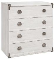 Фото mebel-dlya-gostinits комод индиана jkom4s/80 производитель Black Red White (БРВ)