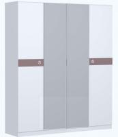 Шкаф для одежды Саманта СМ11А (дуб седан, дуб седан-кремовый,(Заречье)) в Анапе от производителя 