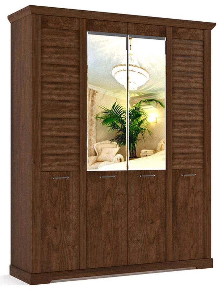 Фото Шкаф Кантри (186) четырехдверный от производителя СБК в Анапе по цене 36&nbsp;180 ₽