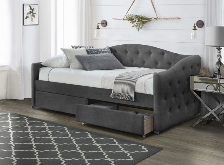 Фото Кровать односпальная Halmar Aloha (СМ 90х200) c ортопедическим основанием от производителя Halmar  в Анапе по цене 54&nbsp;950 ₽