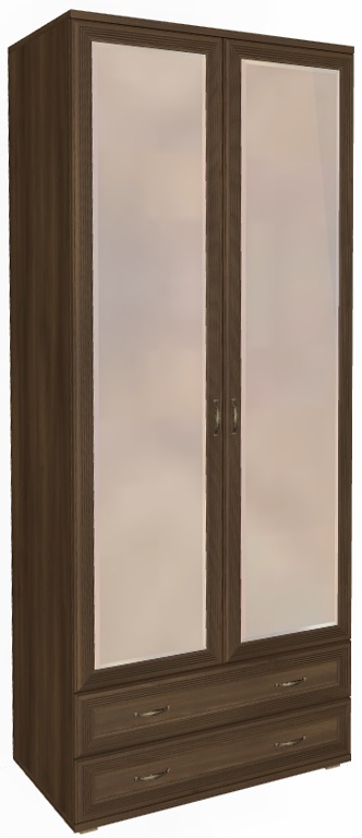 Фото Шкаф Карина ШК-1007 (90) двухдверный от производителя Лером в Анапе по цене 36&nbsp;540 ₽