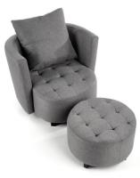 Фото kresla-k-divanam комплект halmar hampton (кресло для отдыха + подставка для ног) производитель Halmar 