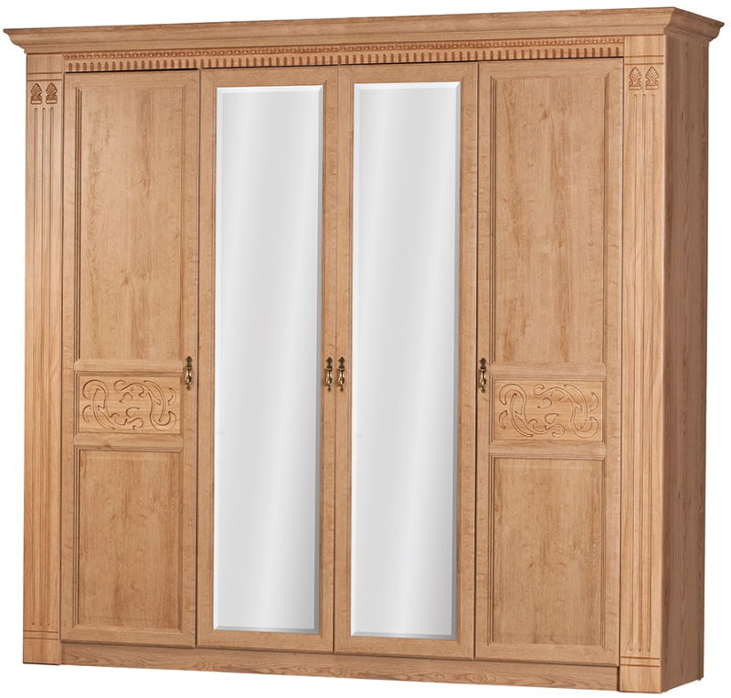 Фото Шкаф Лючия 203 (246) четырехдверный от производителя Яна в Анапе по цене 82&nbsp;310 ₽