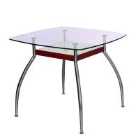 Фото rasprodazha стол нераскладной обеденный стеклянный голд 02 (900х900хh750) производитель 