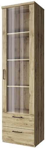 Фото Шкаф с витриной 1V2S Дорсет (Doorset) от производителя Анрэкс в Анапе по цене 16 980 ₽