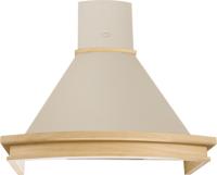 Вытяжка купольная Iris 190 (900х500хh573(843)) (Материал Металл/Дерево , Цвет Бежевый/Неокрашено) в Анапе от производителя 