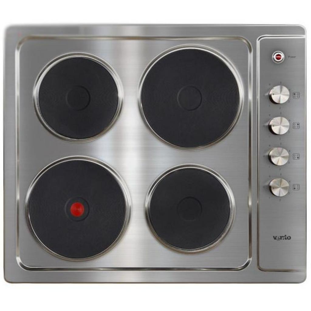 Фото Варочная поверхность электрическая 4-х конф. VENTOLUX HE604 (INOX) 1 (590х510хh30) от производителя  в Анапе по цене 7 870 ₽
