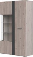 Фото gostinaya-briz-bravo-mebel шкаф-витрина двухдверная бриз производитель Браво-мебель
