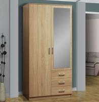 Фото shkafy-dvukhdvernye шкаф 06.290 (100) с зеркалом двухдверный производитель Олмеко