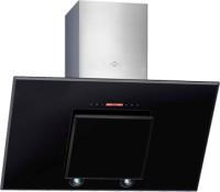 Вытяжка наклонная Abelia 190 (900х400хh857(1332)) (Материал Металл/Стекло , Цвет Металлик/Черный) в Анапе от производителя 