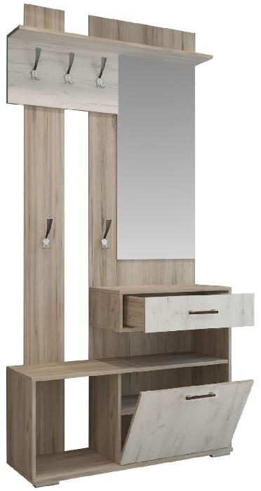 Прихожая Смарт 2 (Цвет корпуса:кантри, цвет фасада:прованс (Горизонт) )