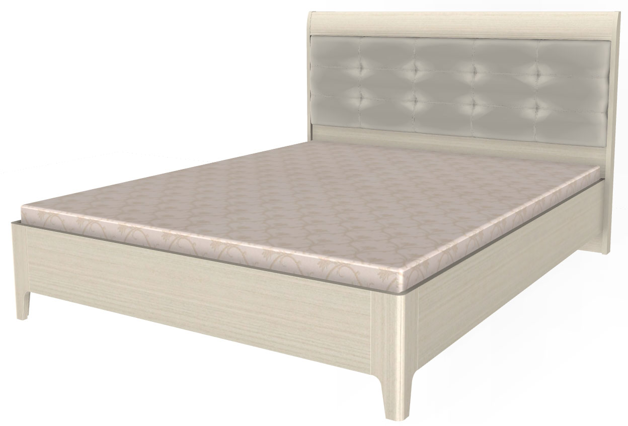 Фото Кровать двуспальная Камелия КР-2073 (СМ 160х200) с ламельным основанием от производителя Лером в Анапе по цене 35 510 ₽