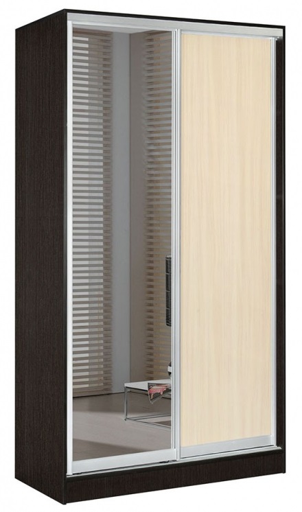 Фото Шкаф-купе Оскар 1.5 (1,2х0,6х2,3 - 2 двери) от производителя Мебель Маркет в Анапе по цене 37 850 ₽