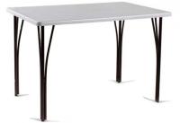 Стол обеденный Граф (металл, мдф-ясень серебро,  медный антик (Бител) ) в Анапе от производителя 