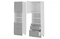 Кухня Бронкс пенал П-63 (белый, бетон,(Леко)) в Анапе от производителя 