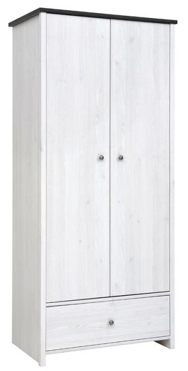Фото Шкаф Порто SZF2D1S (89) двухдверный от производителя Black Red White (БРВ) в Анапе по цене 20 080 ₽