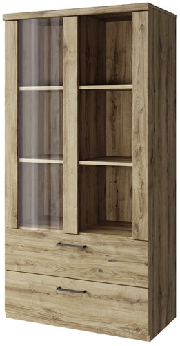Фото Шкаф с витриной 1V2S3N Дорсет (Doorset) от производителя Анрэкс в Анапе по цене 17 680 ₽