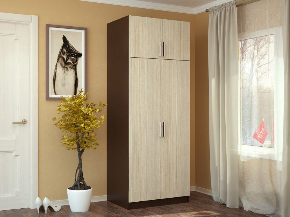 Фото Шкаф с перегородкой (80) двухдверный от производителя БТС  в Анапе по цене 10&nbsp;220 ₽