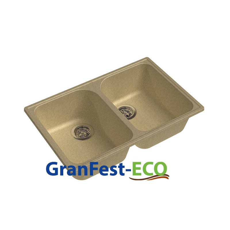 Фото Мойка Granfest eco-15 (ГР 740х480хh200) (шир.ящ.min 720) без сифона от производителя Granfest в Анапе по цене 4 750 ₽