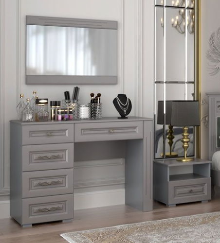 Фото Зеркало настенное Олимп с декоративными планками от производителя Браво-мебель в Анапе по цене 4&nbsp;420 ₽