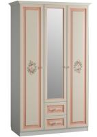 Шкаф Алиса (129) трехдверный с ящиками  (дуб саттер, крем,(Мебельсон)) в Анапе от производителя 