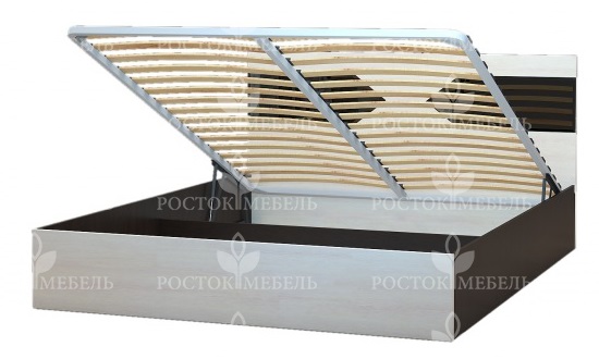Фото Кровать двуспальная Ника-1 КД-2.9 (СМ 160х200) с подъемным механизмом от производителя Росток в Анапе по цене 26 360 ₽