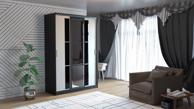 Фото Шкаф-купе ПШ-3.2 (3 двери) от производителя Росток в Анапе по цене 32&nbsp;390 ₽