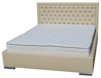 Фото krovati-s-myagkoy-spinkoy кровать двуспальная ирис (см 160х200) с подъемным механизмом производитель Юдвис