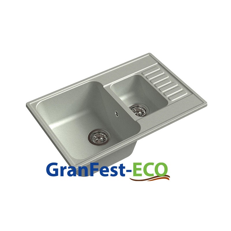 Фото Мойка Granfest eco-21К (ГР 740х480хh200) (шир.ящ.min 720) без сифона от производителя Granfest в Анапе по цене 4 100 ₽