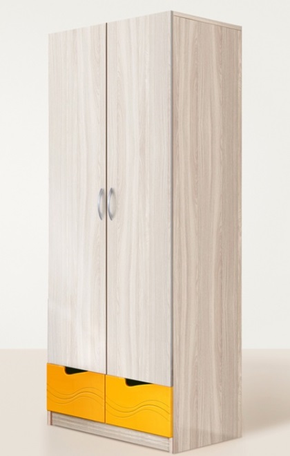 Фото Шкаф Бриз МДФ (90) двухдверный  от производителя Диал в Анапе по цене 9&nbsp;520 ₽