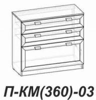 Комод Элит Д-КМ(360)-02 (венге (Сантан) ) в Анапе от производителя 