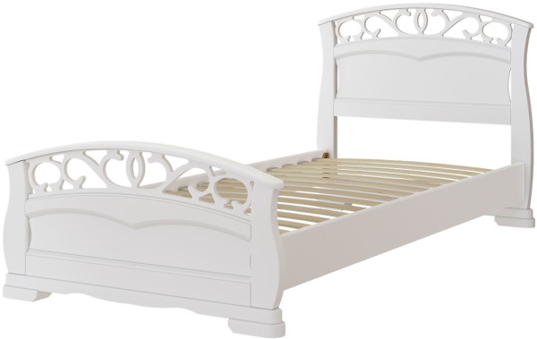 Фото Кровать односпальная Грация-1 (СМ 90х200) без основания с универсальными царгами от производителя Браво-мебель в Анапе по цене 18&nbsp;520 ₽