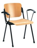 Фото stulya-ofisnye стул для посетителя эра (era) wood arm (крашенный) производитель Новый стиль