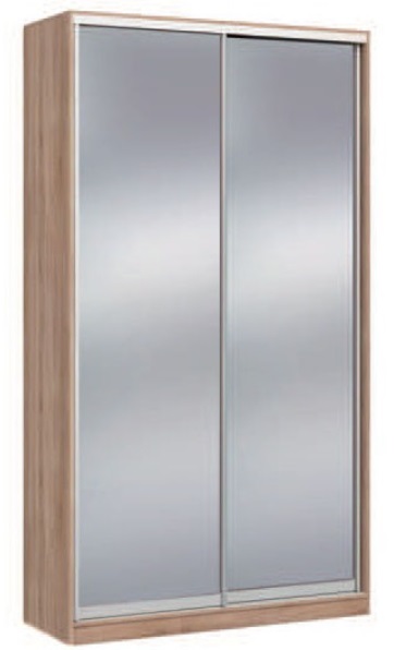 Фото Шкаф-купе Оскар 1.1 (1,2х0,6х2,3 - 2 двери) от производителя Мебель Маркет в Анапе по цене 38 450 ₽