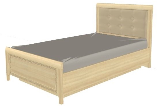 Фото Кровать односпальная Карина КР-1031 (СМ 120х200) с подъемным механизмом от производителя Лером в Анапе по цене 40 130 ₽
