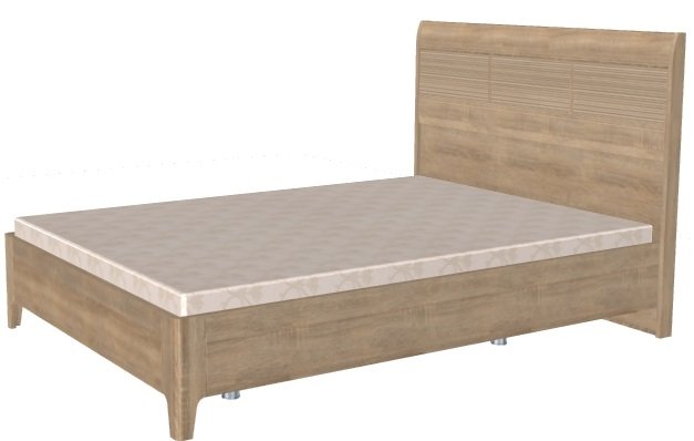 Фото Кровать двуспальная Мелисса КР-2862 (СМ 140х200) с ламельным основанием от производителя Лером в Анапе по цене 32 670 ₽