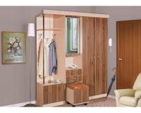 Прихожая Елена 3 (Цвет корпуса:ясень шимо светлый, цвет фасада:ясень шимо темный (Мебель Маркет) ) в Анапе от производителя 